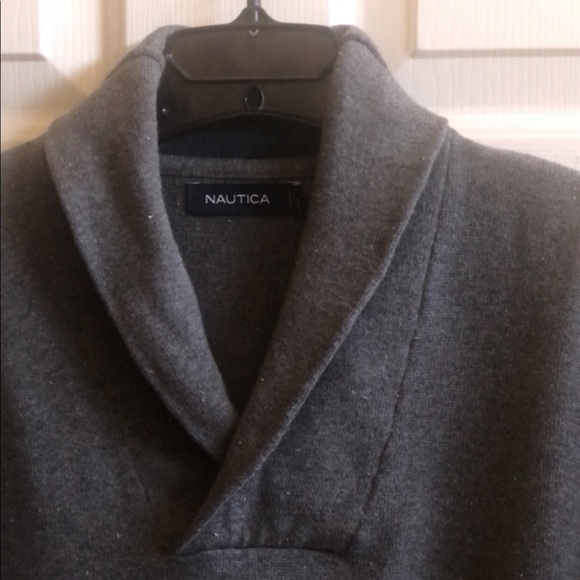 Nautical Men’s Gray Sweater, Size L - Picture 5 of 7